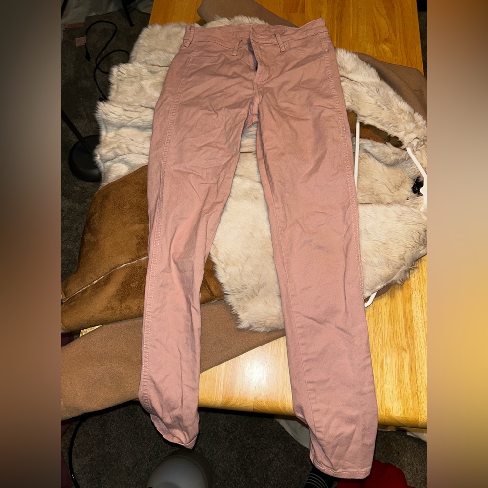 Pink jeans